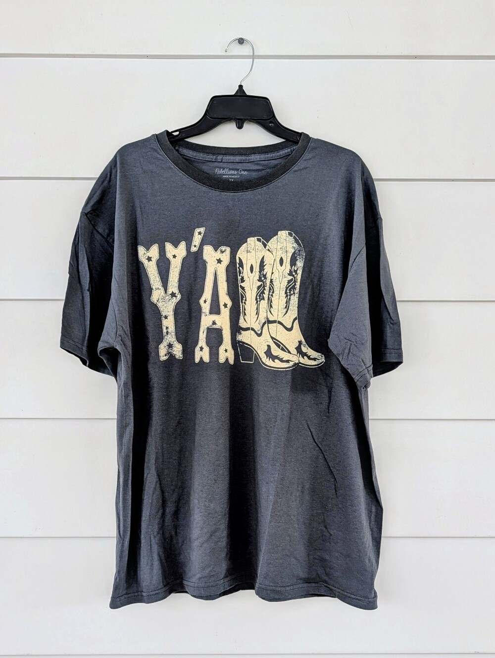 Rebellious One "Y'All" Graphic T-Shirt, 1X